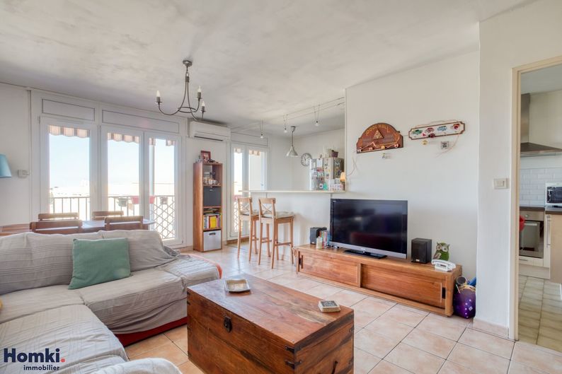 Homki - Vente appartement  de 64.0 m² à Marseille 13012