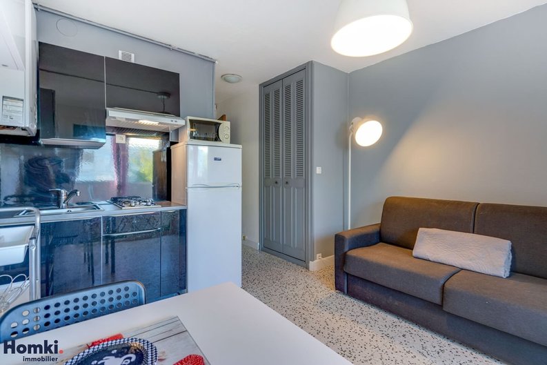 Homki - Vente appartement  de 18.0 m² à balaruc les bains 34540